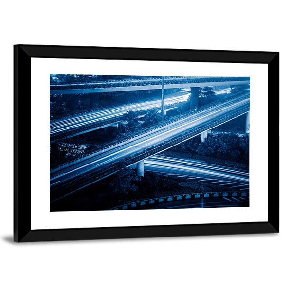Cityscape Of Hangzhong Canvas Wall Art-3 Horizontal-Gallery Wrap-25" x 16"-Tiaracle
