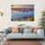 Cityscape Of Stockholm Canvas Wall Art-4 Horizontal-Gallery Wrap-34" x 24"-Tiaracle