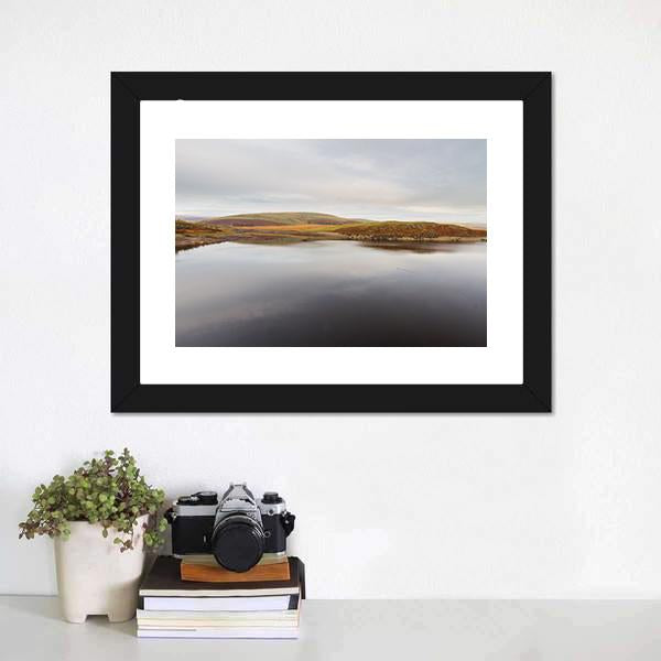 Claerwen Reservoir Canvas Wall Art-3 Horizontal-Gallery Wrap-25" x 16"-Tiaracle