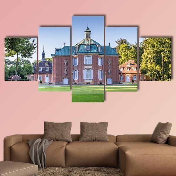 Clemenswerth Palace Sogel Canvas Wall Art-5 Star-Gallery Wrap-62" x 32"-Tiaracle
