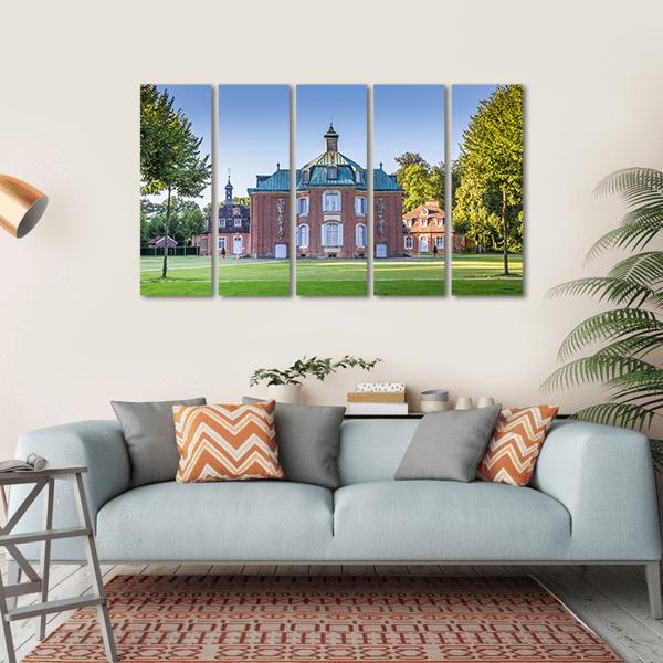 Clemenswerth Palace Sogel Canvas Wall Art-5 Horizontal-Gallery Wrap-22" x 12"-Tiaracle