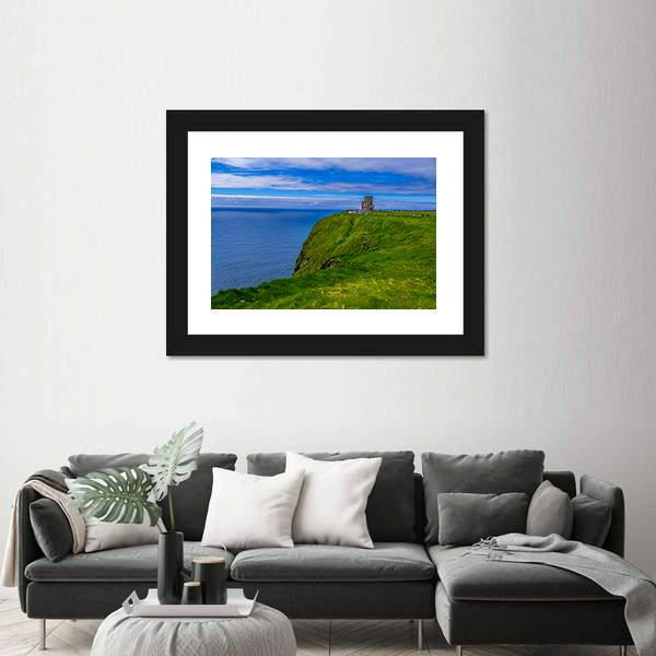 Cliffs Of Moher In Summer Canvas Wall Art-3 Horizontal-Gallery Wrap-25" x 16"-Tiaracle