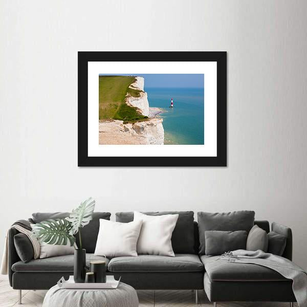 Clifftop In England Canvas Wall Art-5 Horizontal-Gallery Wrap-22" x 12"-Tiaracle