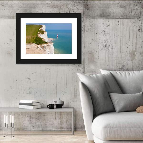 Clifftop In England Canvas Wall Art-5 Horizontal-Gallery Wrap-22" x 12"-Tiaracle