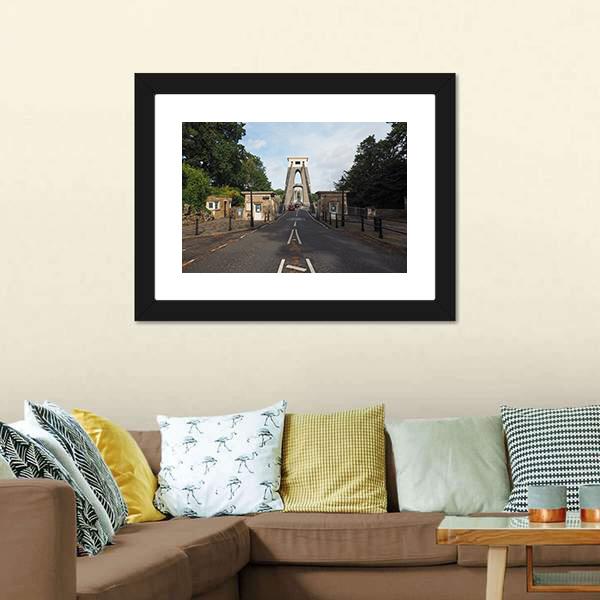 Clifton Suspension Bridge Canvas Wall Art-1 Piece-Framed Print-20" x 16"-Tiaracle