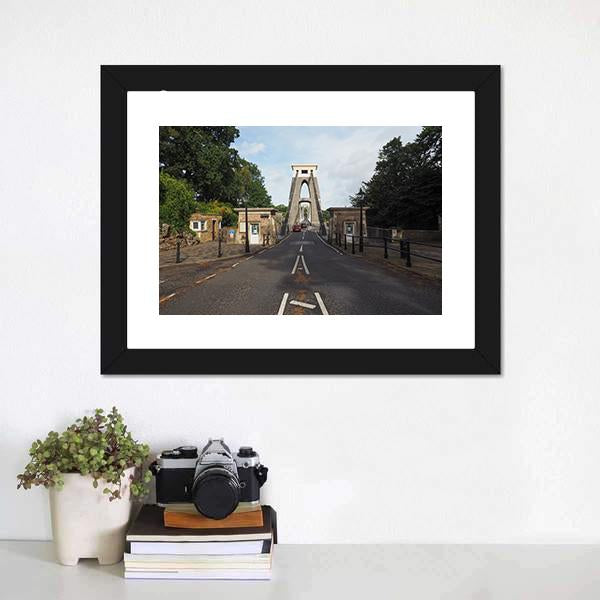 Clifton Suspension Bridge Canvas Wall Art-3 Horizontal-Gallery Wrap-25" x 16"-Tiaracle