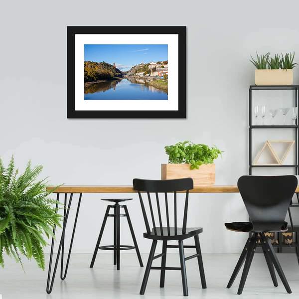 Clifton Suspension Bridge UK Canvas Wall Art-3 Horizontal-Gallery Wrap-25" x 16"-Tiaracle