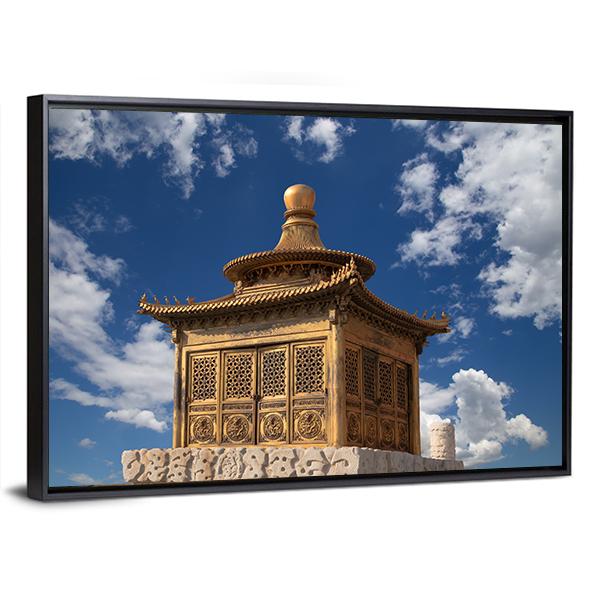 Chinese Imperial Palace Beijing Canvas Wall Art-3 Horizontal-Gallery Wrap-25" x 16"-Tiaracle