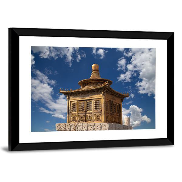 Chinese Imperial Palace Beijing Canvas Wall Art-3 Horizontal-Gallery Wrap-25" x 16"-Tiaracle