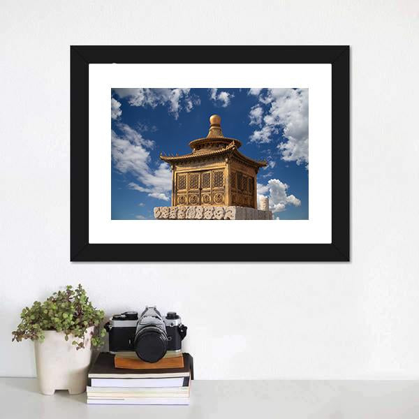 Chinese Imperial Palace Beijing Canvas Wall Art-3 Horizontal-Gallery Wrap-25" x 16"-Tiaracle