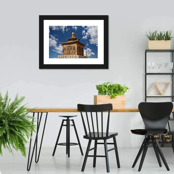 Chinese Imperial Palace Beijing Canvas Wall Art-3 Horizontal-Gallery Wrap-25" x 16"-Tiaracle