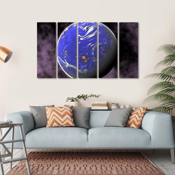 Close Up Of Deep Space Canvas Wall Art-5 Horizontal-Gallery Wrap-22" x 12"-Tiaracle