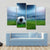 Close Up Of Football Canvas Wall Art-4 Pop-Gallery Wrap-50" x 32"-Tiaracle