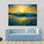 Ocean Waves At Sunrise Canvas Wall Art-4 Square-Gallery Wrap-17" x 17"-Tiaracle