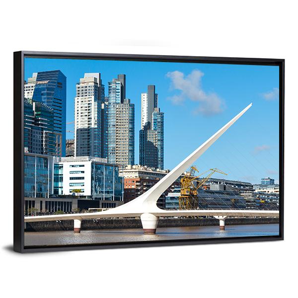 Close Up Of Puerto Madero Canvas Wall Art-3 Horizontal-Gallery Wrap-25" x 16"-Tiaracle