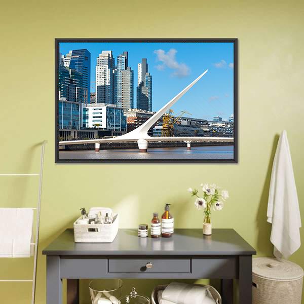 Close Up Of Puerto Madero Canvas Wall Art-3 Horizontal-Gallery Wrap-25" x 16"-Tiaracle