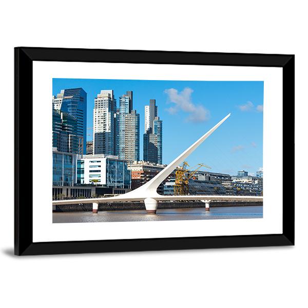Close Up Of Puerto Madero Canvas Wall Art-3 Horizontal-Gallery Wrap-25" x 16"-Tiaracle