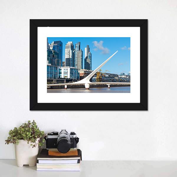 Close Up Of Puerto Madero Canvas Wall Art-3 Horizontal-Gallery Wrap-25" x 16"-Tiaracle
