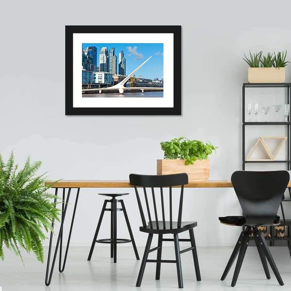 Close Up Of Puerto Madero Canvas Wall Art-3 Horizontal-Gallery Wrap-25" x 16"-Tiaracle
