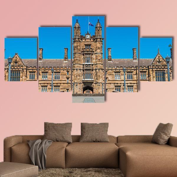 University Of Sydney Canvas Wall Art-5 Star-Gallery Wrap-62&quot; x 32&quot;-Tiaracle