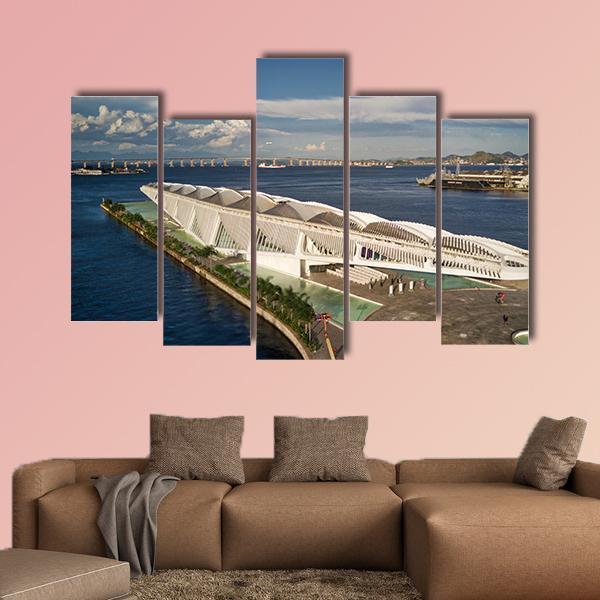 Tomorrow Museum Brazil Canvas Wall Art-5 Pop-Gallery Wrap-47" x 32"-Tiaracle