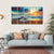 Cloudscape Over The Sea Canvas Wall Art-5 Horizontal-Gallery Wrap-22" x 12"-Tiaracle