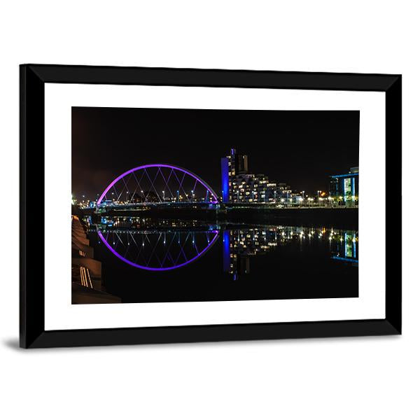 Clyde Arc Bridge Canvas Wall Art-5 Horizontal-Gallery Wrap-22" x 12"-Tiaracle