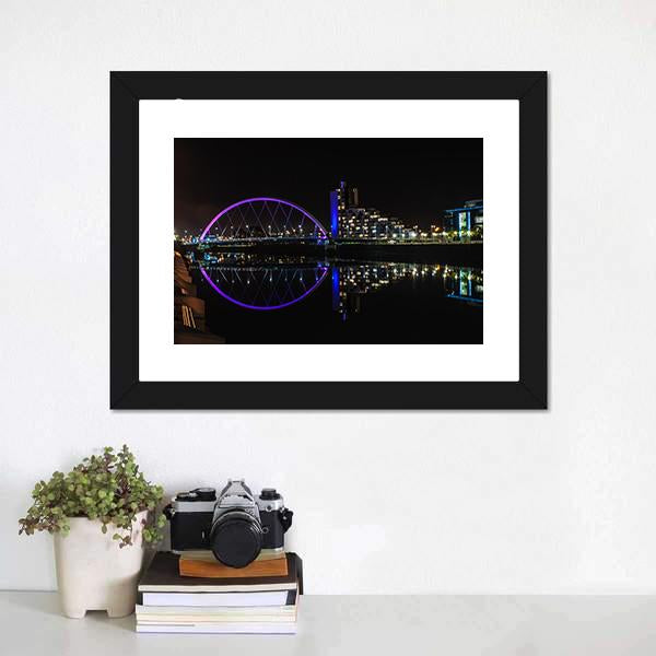 Clyde Arc Bridge Canvas Wall Art-5 Horizontal-Gallery Wrap-22" x 12"-Tiaracle