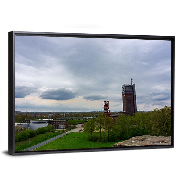 Coal Mine In Gelsenkirchen Canvas Wall Art-3 Horizontal-Gallery Wrap-25" x 16"-Tiaracle