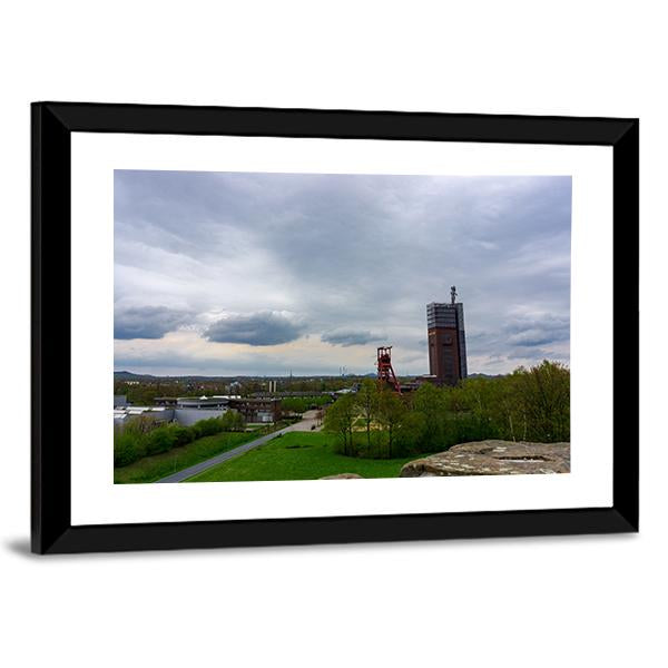 Coal Mine In Gelsenkirchen Canvas Wall Art-3 Horizontal-Gallery Wrap-25" x 16"-Tiaracle