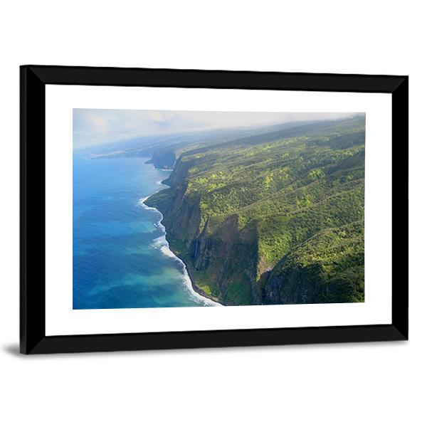 Coastline Of Big Island Canvas Wall Art-5 Horizontal-Gallery Wrap-22" x 12"-Tiaracle