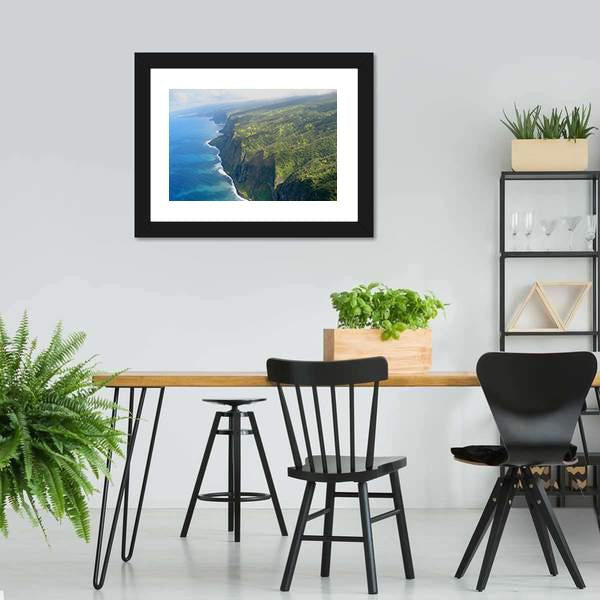 Coastline Of Big Island Canvas Wall Art-3 Horizontal-Gallery Wrap-25" x 16"-Tiaracle