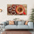 Coffee Cup With Cookies Canvas Wall Art-5 Horizontal-Gallery Wrap-22" x 12"-Tiaracle
