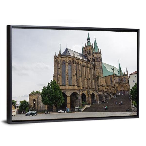 Collegiate Church Canvas Wall Art-3 Horizontal-Gallery Wrap-25" x 16"-Tiaracle
