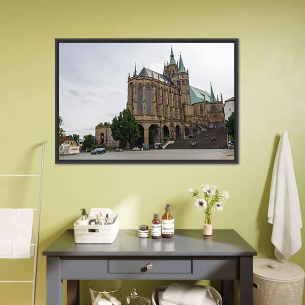 Collegiate Church Canvas Wall Art-3 Horizontal-Gallery Wrap-25" x 16"-Tiaracle