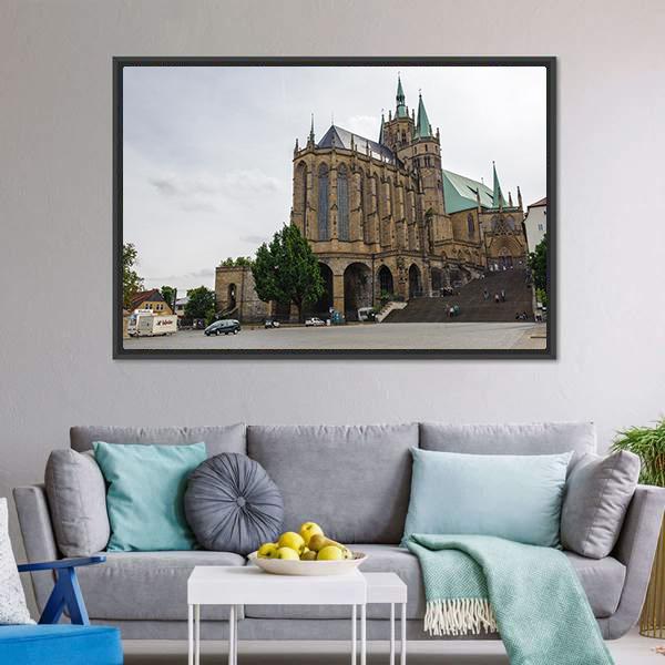 Collegiate Church Canvas Wall Art-3 Horizontal-Gallery Wrap-25" x 16"-Tiaracle