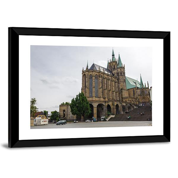 Collegiate Church Canvas Wall Art-3 Horizontal-Gallery Wrap-25" x 16"-Tiaracle