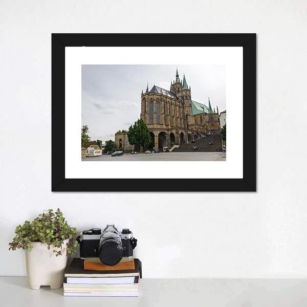 Collegiate Church Canvas Wall Art-3 Horizontal-Gallery Wrap-25" x 16"-Tiaracle