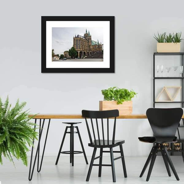 Collegiate Church Canvas Wall Art-3 Horizontal-Gallery Wrap-25" x 16"-Tiaracle