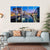 Cologne Cityscape Canvas Wall Art-5 Horizontal-Gallery Wrap-22" x 12"-Tiaracle