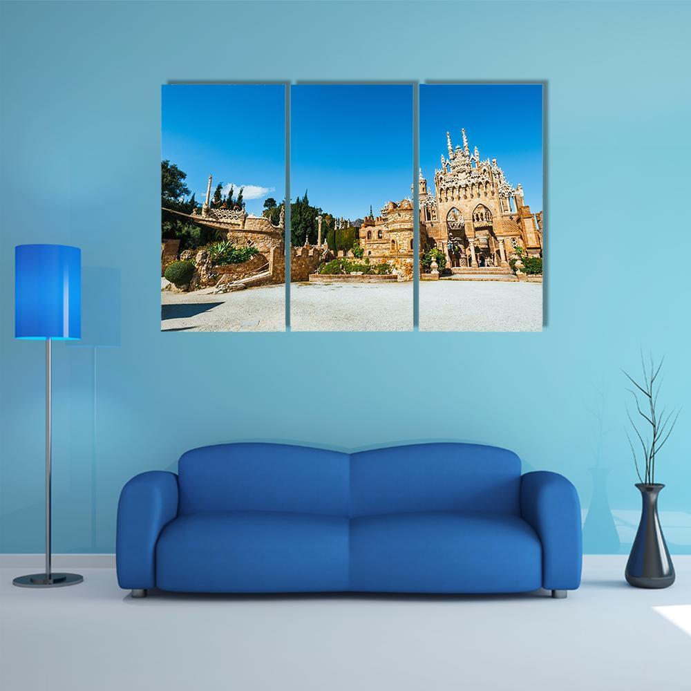 Colomares Castle Canvas Wall Art-3 Horizontal-Gallery Wrap-37" x 24"-Tiaracle