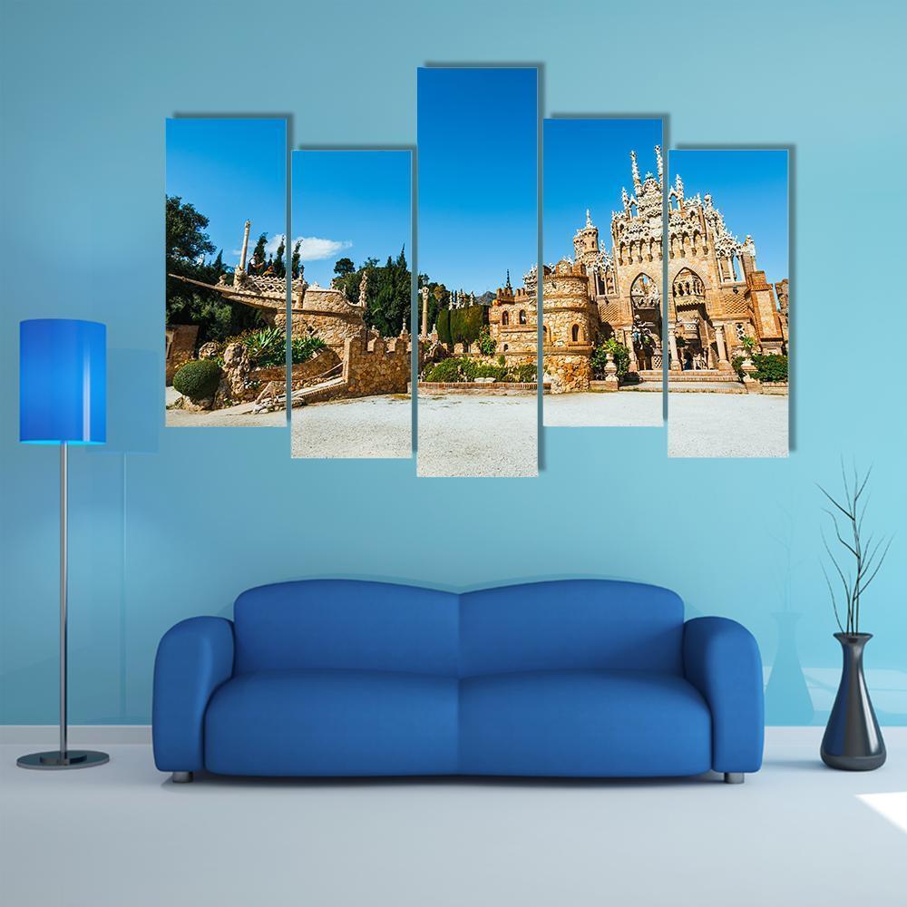 Colomares Castle Canvas Wall Art-5 Pop-Gallery Wrap-47" x 32"-Tiaracle