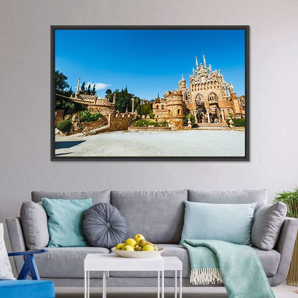 Colomares Castle Canvas Wall Art-3 Horizontal-Gallery Wrap-25" x 16"-Tiaracle