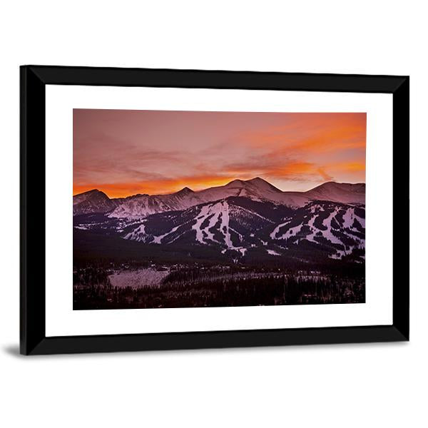 Colorado Mountains Landscape Canvas Wall Art-3 Horizontal-Gallery Wrap-25" x 16"-Tiaracle