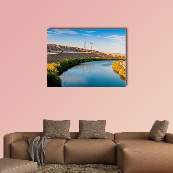 Colorado River Canvas Wall Art-5 Horizontal-Gallery Wrap-22" x 12"-Tiaracle