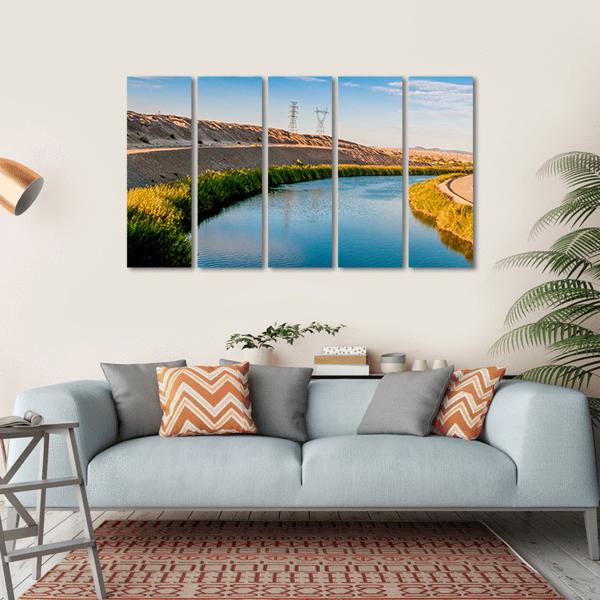 Colorado River Canvas Wall Art-5 Horizontal-Gallery Wrap-22" x 12"-Tiaracle