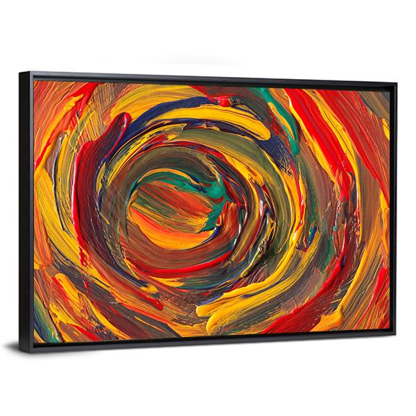 Colorful Abstract Canvas Wall Art-3 Horizontal-Gallery Wrap-25" x 16"-Tiaracle