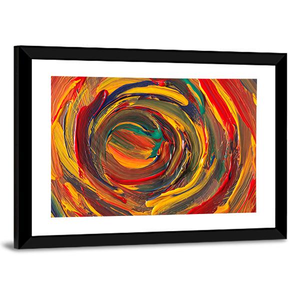 Colorful Abstract Canvas Wall Art-3 Horizontal-Gallery Wrap-25" x 16"-Tiaracle