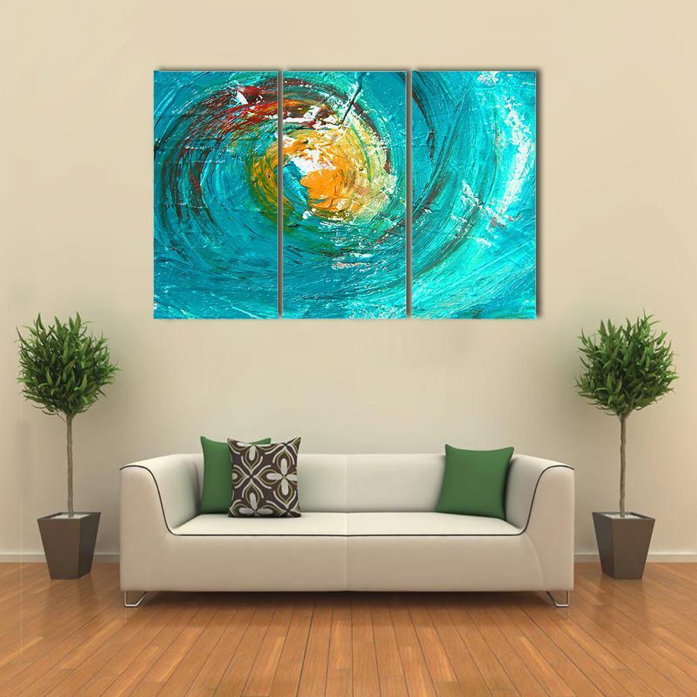 Colorful Artwork Canvas Wall Art-3 Horizontal-Gallery Wrap-37" x 24"-Tiaracle