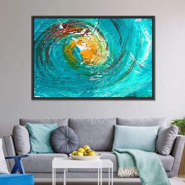 Colorful Artwork Panoramic Canvas Wall Art-1 Piece-36" x 12"-Tiaracle